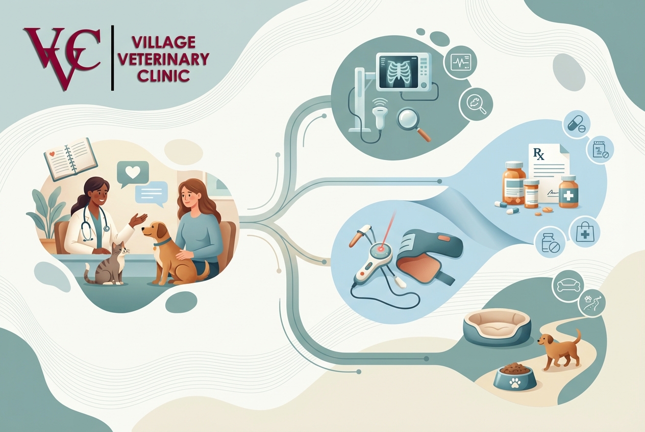 Veterinary pain assessment and treatment planning